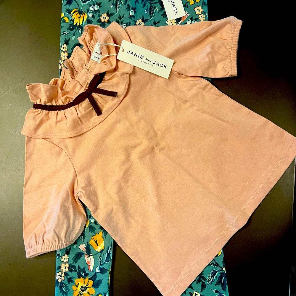 Janie and Jack Toddler Size 4 Spring Outfit